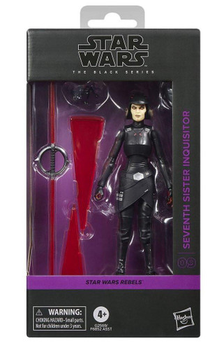  Hasbro Star Wars The Black Series Rebels #09 Seventh Sister Inquisitor 6" Figure 
