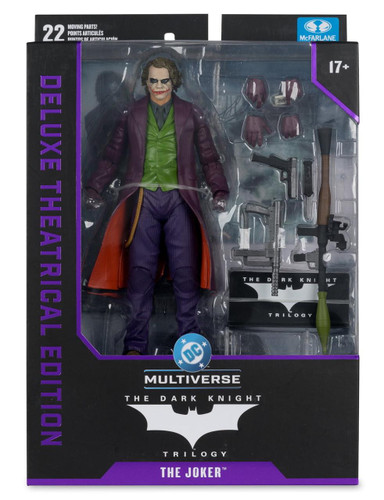  McFarlane DC Multiverse Deluxe Theatrical Edition Wave 3 The Dark Knight The Joker 7" Figure 