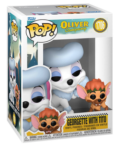 Funko Pop! Disney Oliver and Company 1706 Georgette with Tito