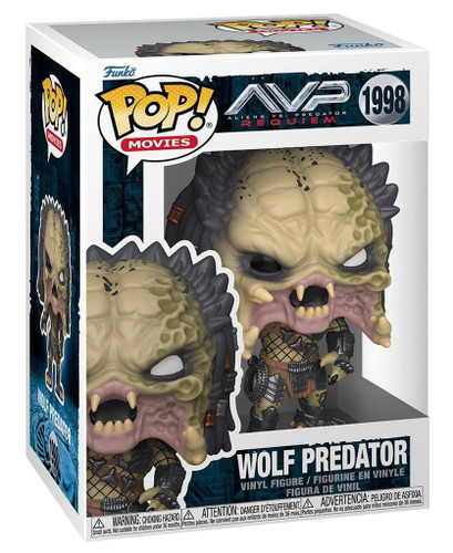  Funko Pop! Movies Aliens vs Predator Requiem 1998 Wolf Predator 