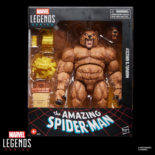Hasbro Marvel Legends The Amazing Spider-Man Grizzly Deluxe 6" Figure