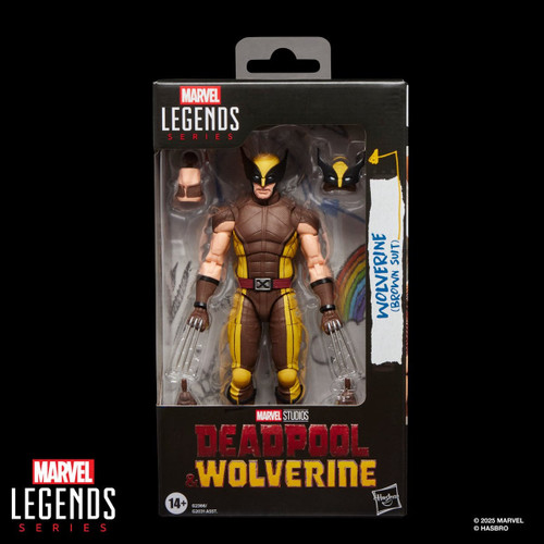 Hasbro Marvel Legends Deadpool & Wolverine Wolverine (Brown Suit) 6" Figure