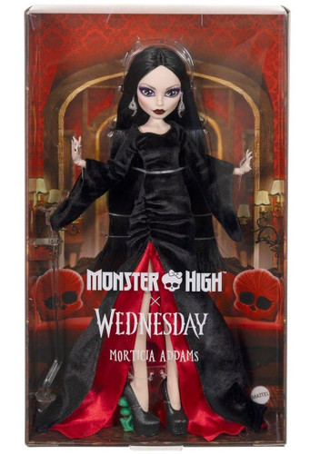 Mattel Monster High x Wednesday Morticia Addams 10.5" Doll 