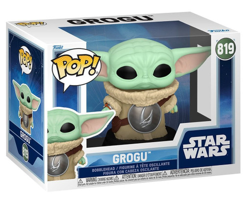 Funko Pop! Star Wars The Mandalorian & Grogu 819 Grogu with Crest