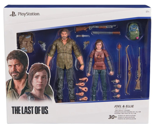Spin Master Playstation Shape Collection The Last of Us Joel and Ellie 6" Figure 2-Pack