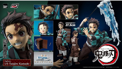 ThreeZero Demon Slayer FigZero Tanjiro Kamado 1/6 Scale Figure