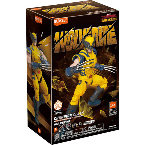 Blokees Marvel Champion Class CC05 Deadpool & Wolverine Wolverine Model Kit