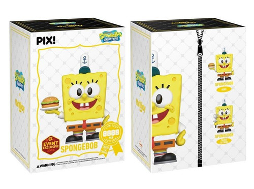  ThrillJoy Pix! Nickelodeon SpongeBob SquarePants with Krabby Patty 2026 Convention Exclusive 