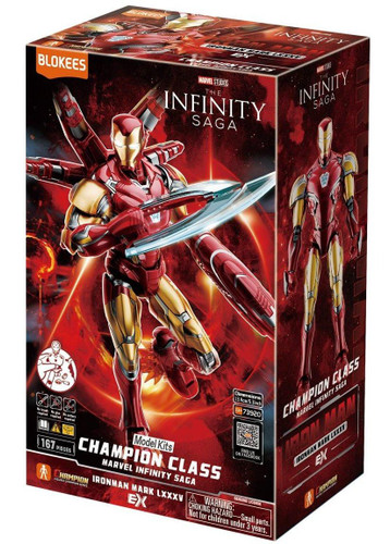  Blokees Marvel Champion Class CC01-EX The Infinity Saga Iron Man Mark 85 Model Kit 