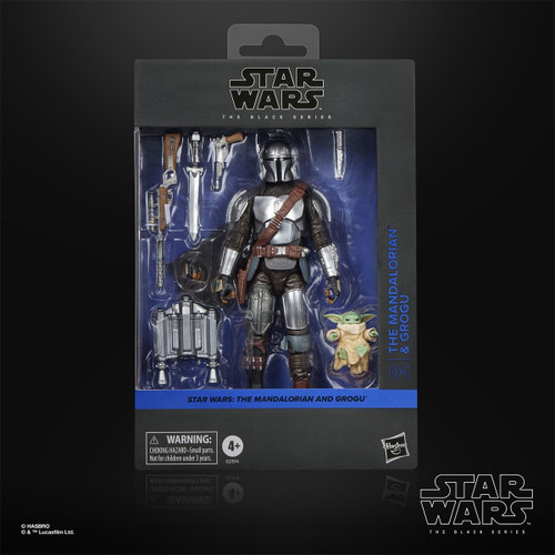 Hasbro Star Wars The Black Series Mandalorian & Grogu Deluxe 6" Figure Set