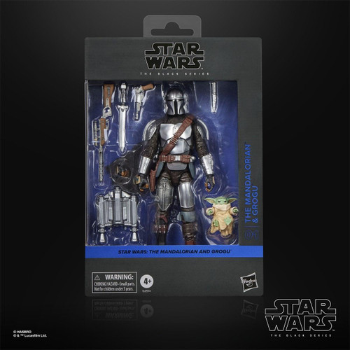  Hasbro Star Wars The Black Series Mandalorian & Grogu Deluxe 6" Figure Set 