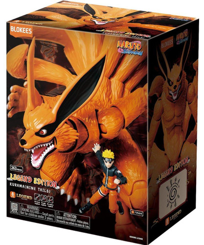  Blokees Naruto Shipudden Legend Edition 01 Kurama Nine Tails Model Kit 