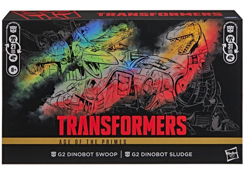 Hasbro Transformers Generations Selects Age of the Primes Leader Class G2 Universe Dinobots Swoop and Sludge Set
