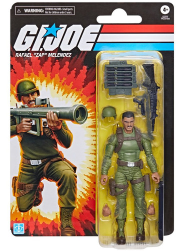 Hasbro G.I. Joe Classified Series Retro Card Rafael "Zap" Melendez 6" Figure
