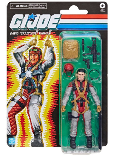 Hasbro G.I. Joe Classified Series Retro Card David "Crazylegs" Thomas 6" Figure