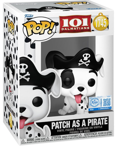 Funko Pop! Disney 101 Dalmatians 1745 Patch as a Pirate (Specialty Series)
