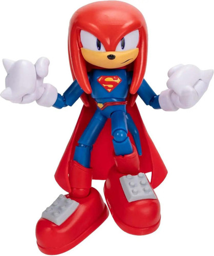 Jakks Pacific DC x Sonic the Hedgehog Wave 2 Knuckles as Superman