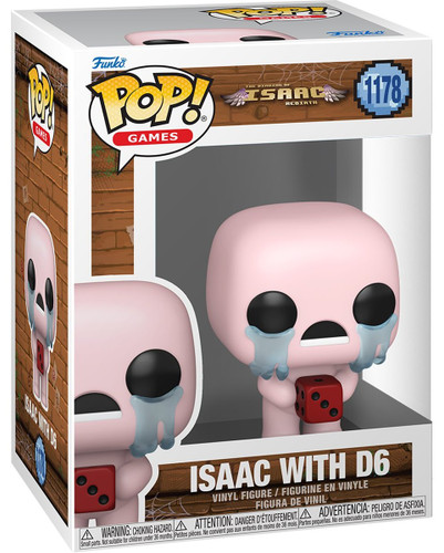 Funko Pop! Games The Binding of Isaac Rebirth 1178 Isaac with D6