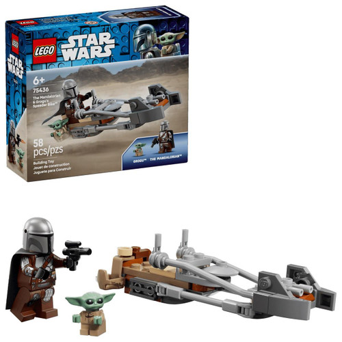  LEGO Star Wars 75436 The Mandalorian & Grogu's Speedster Bike 
