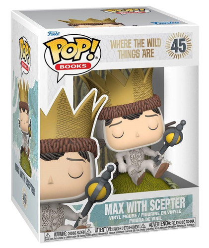  Funko Pop! Books Where the Wild Things Are 45 Max with Scepter 