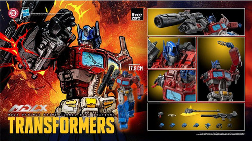  ThreeZero Transformers Optimus Prime Comic Book Edition MDLX Figure 