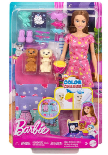 Mattel Barbie Slumber Party Accessories and 12" Doll