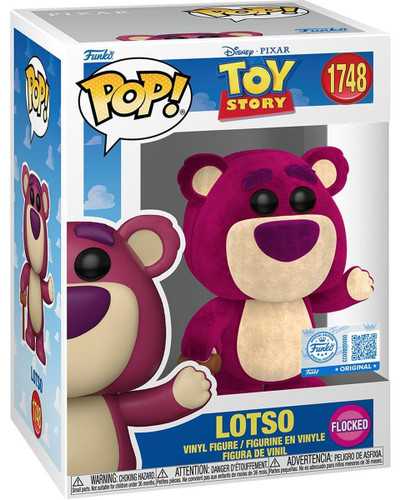  Funko Pop! Disney Pixar Toy Story 1748 Lotso (Flocked Specialty Series) 