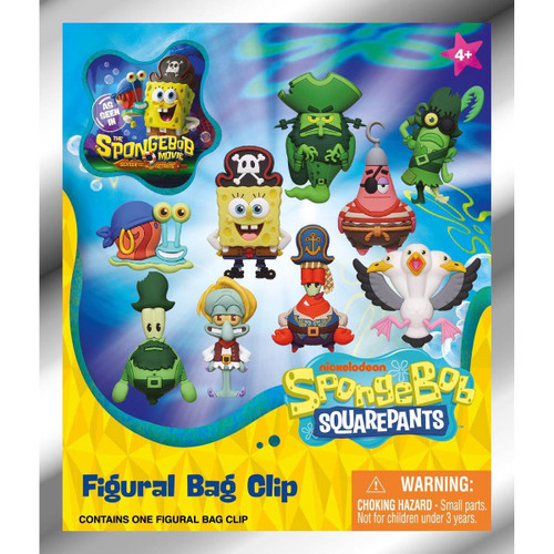  Monogram The SpongeBob Movie Search for SquarePants 3D Foam Bag Clip Blind Bag Single 