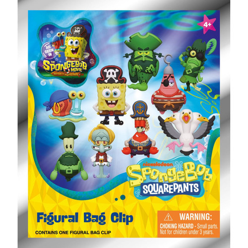 Monogram The SpongeBob Movie Search for SquarePants 3D Foam Bag Clip Blind Bag Single