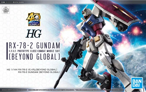 Bandai Mobile Suit Gundam RX-78-2 Gundam Beyond Global 1/144 Scale High Grade Model Kit
