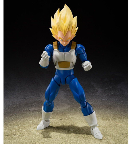  Bandai S.H. Figuarts Dragon Ball Z Super Saiyan Vegeta Dangerous Pride Figure 