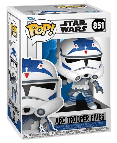  Funko Pop! Star Wars The Clone Wars 851 ARC Trooper Fives 