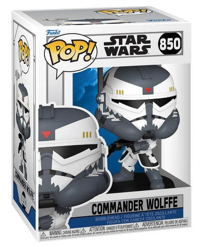  Funko Pop! Star Wars The Clone Wars 850 Commander Wolffe 