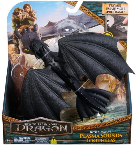  Spin Master DreamWorks How to Train Your Dragon Battle Dragons Plasma Sounds Toothless Figure 