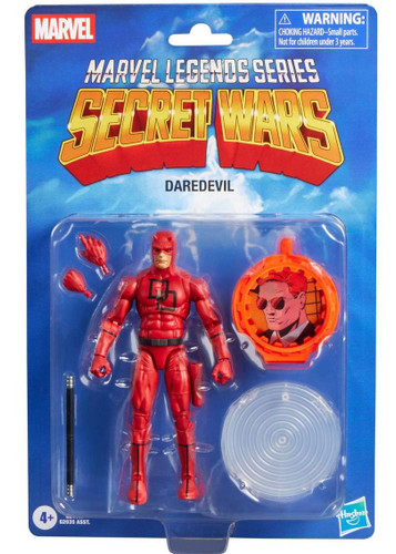 Hasbro Marvel Legends Secret Wars Retro Card Daredevil 6" Figure