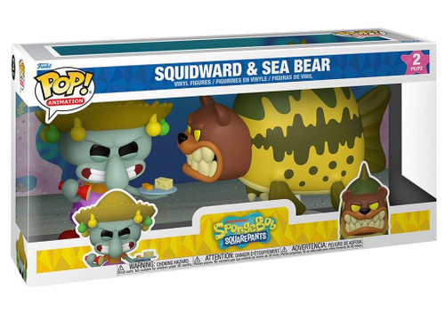 Funko Pop! Animation SpongeBob Squarepants Squidward & Sea Bear 2-Pack