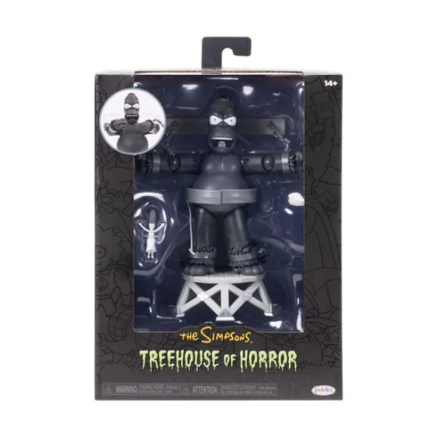 Jakks Pacific The Simpsons Treehouse of Horror King Homer With Mini Marge Premium 5" Figure