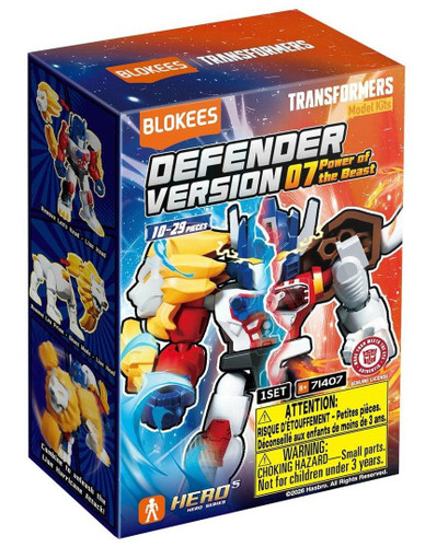  Blokees Transformers Defender Version 07 Power of the Beast Model Kit Blind Box Single 