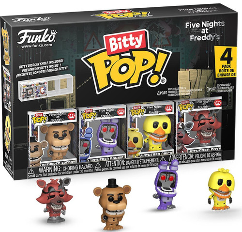 Funko Bitty Pop! Five Nights at Freddy's Withered Mini-Figure 4-Pack