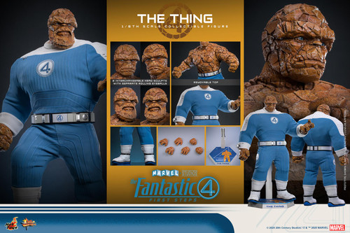 Hot Toys MMS813 Marvel Fantastic Four: First Steps The Thing 1/6 Scale Figure