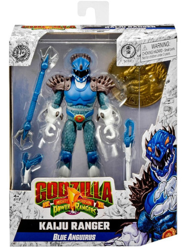 Playmates Godzilla vs Mighty Morphin Power Rangers II Wave 1 Kaiju Ranger Blue Anguirus 5" Figure
