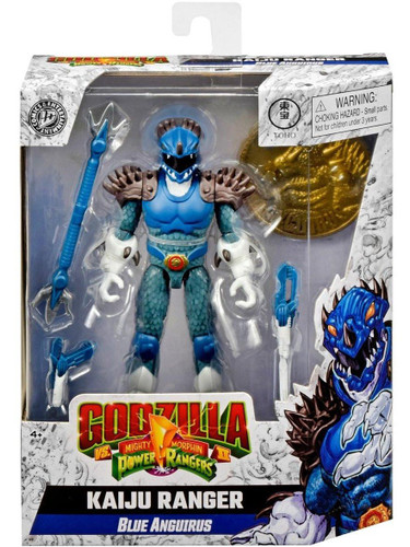  Playmates Godzilla vs Mighty Morphin Power Rangers II Wave 1 Kaiju Ranger Blue Anguirus 5" Figure 