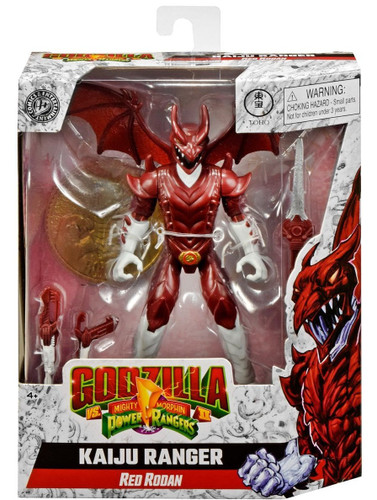 Playmates Godzilla vs Mighty Morphin Power Rangers II Wave 1 Kaiju Ranger Red Rodan 5" Figure