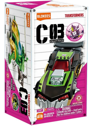 Blokees Transformers Wheels C03 Wreck N Rule 2 Model Kit Blind Box Single
