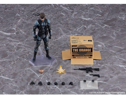  Figma Metal Gear Solid 2 Sons of Liberty MGS2 Version Updated Edition Solid Snake 6" Figure 