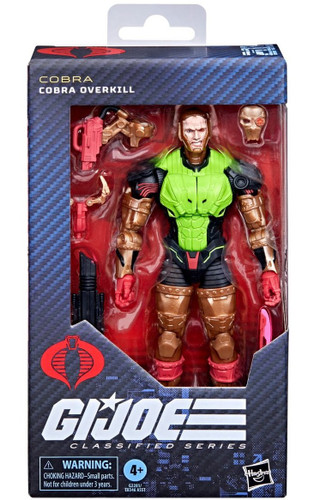 Hasbro G.I. Joe Classified Series #201 Cobra Overkill 6" Figure