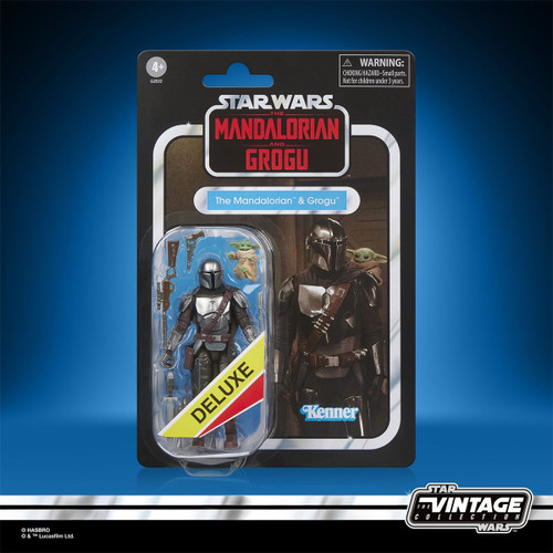 Hasbro Star Wars The Vintage Collection VC395 The Mandalorian &  Grogu Deluxe 3.75" Figure Set
