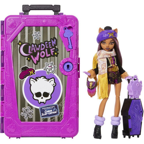  Mattel Monster High Skulltimate Secrets Series 8 Cabin Clawdeen Wolf 10.5" Doll 