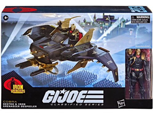Hasbro G.I. Joe Classified Series #203 Destro & Iron Grenadier Despoiler 6" Figure and Vehicle Set