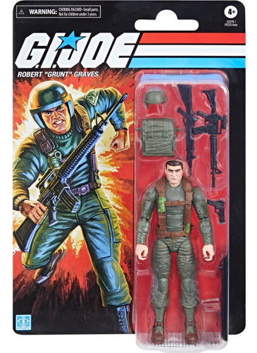 Hasbro G.I. Joe Classified Series Retro Card Robert "Grunt" Graves 6" Figure